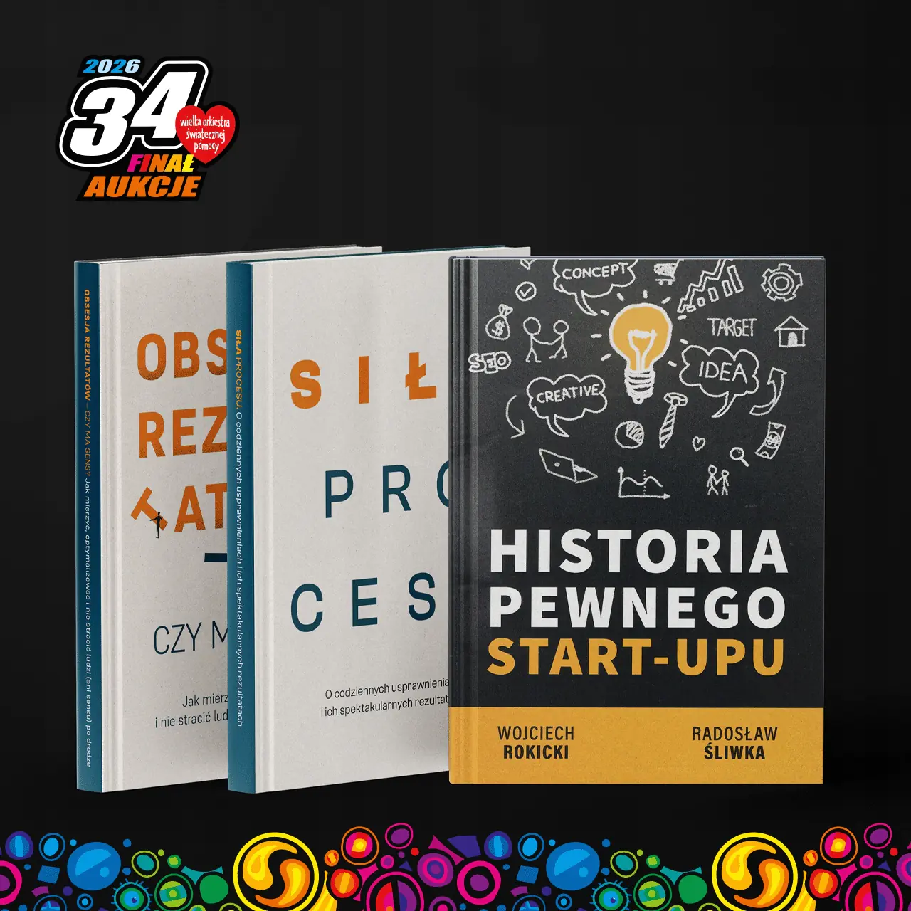 Książka - “OBSESJA REZULTATÓW – czy ma sens?" "SIŁA PROCESU. O codziennych usprawnieniach i spektakularnych rezultatach" “Historia pewnego start-upu”