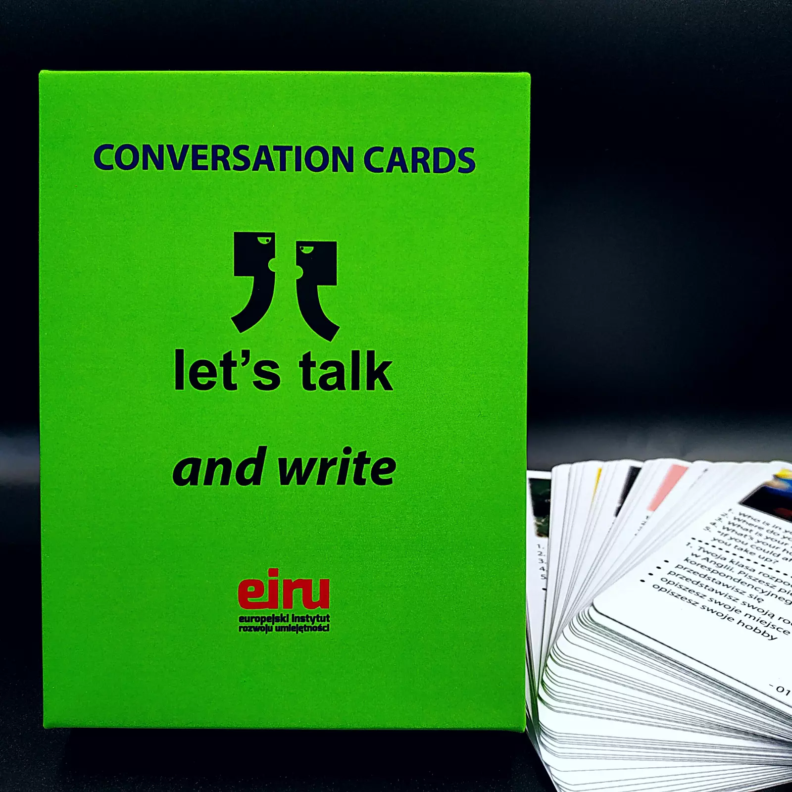 Książka - Karty konwersacyjne Let's talk and write