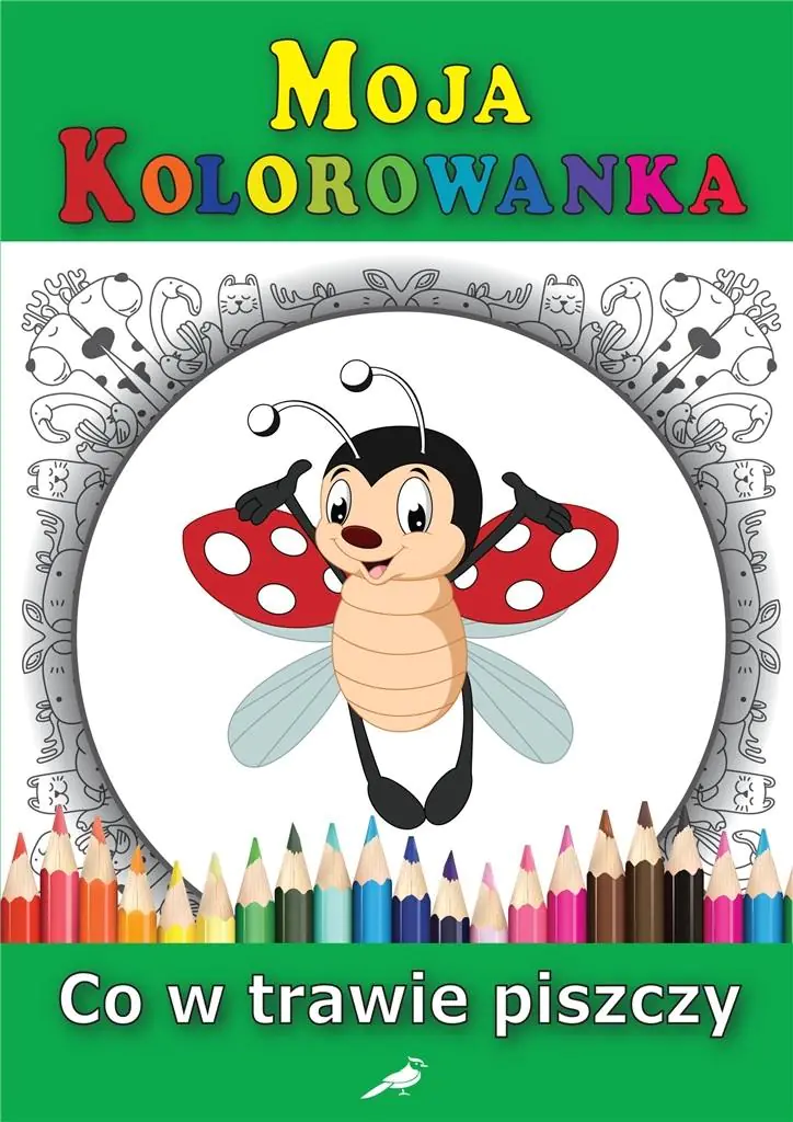 Książka - Moja kolorowanka - Co w trawie piszczy