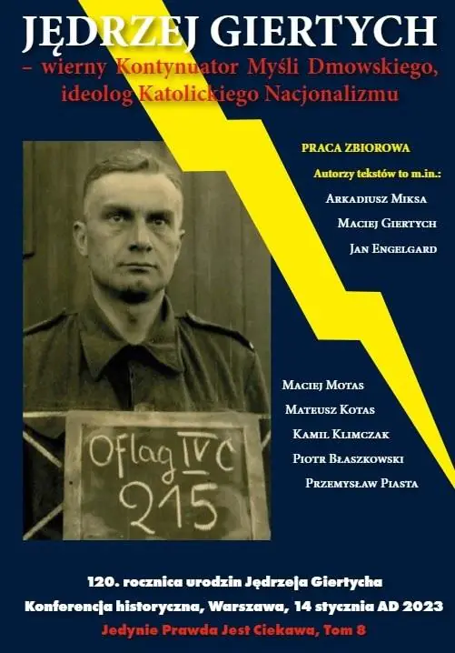 Książka - Jędrzej Giertych - wierny Kontynuator Myśli Dmowskiego, ideolog Katolickiego Nacjonalizmu