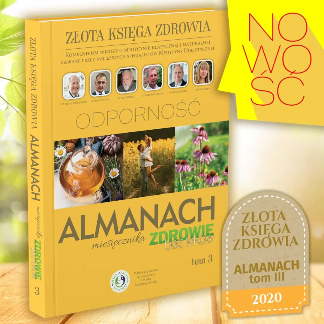 Książka - Książka "Almanach 3 - Złota księga zdrowia - Odporność" - Zdrowie Bez Leków