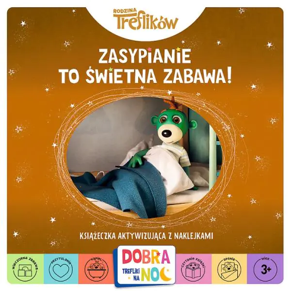 Książka - Zasypianie to świetna zabawa. Dobranoc Trefliki na noc