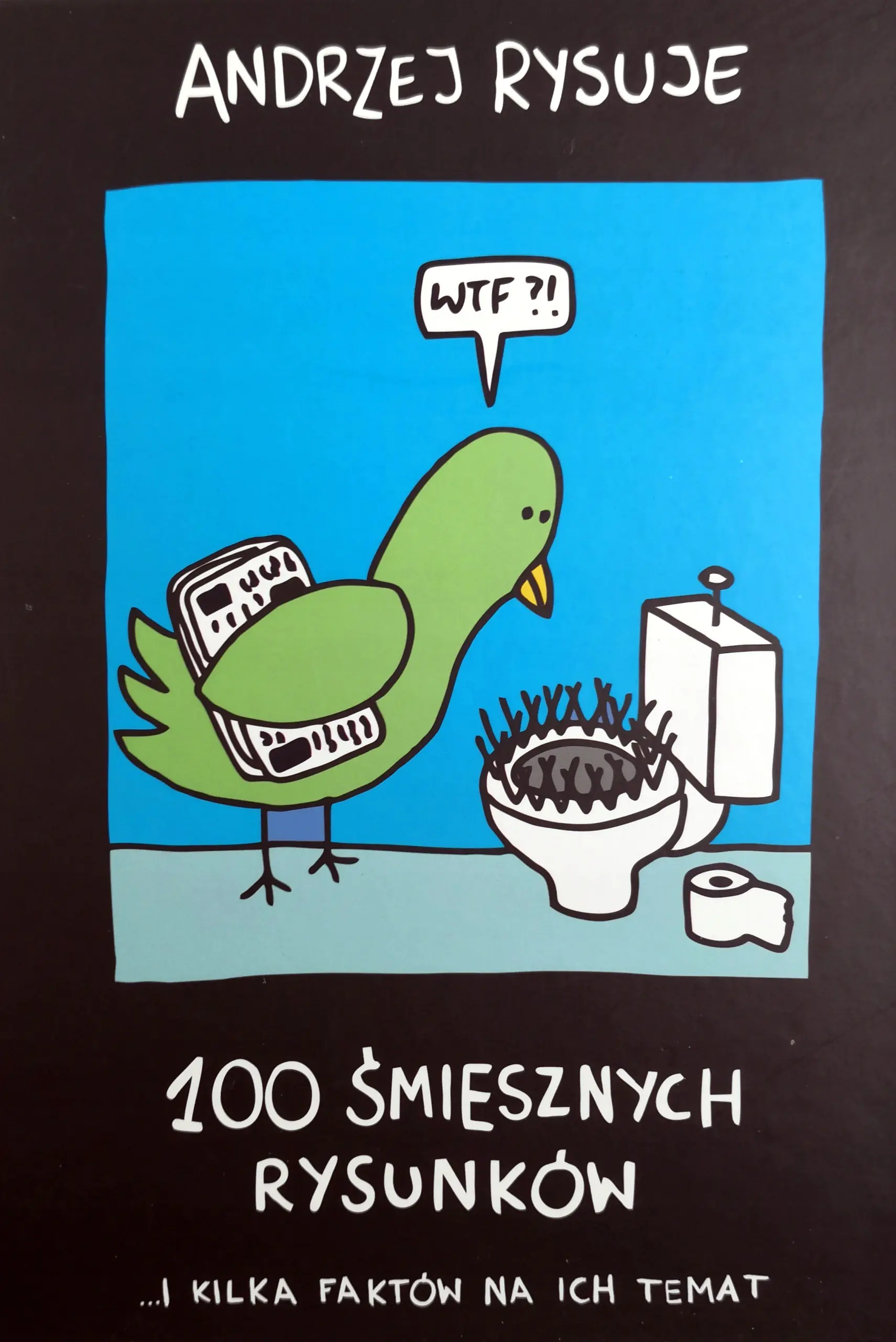 Książka - Andrzej rysuje 100 śmiesznych rysunków