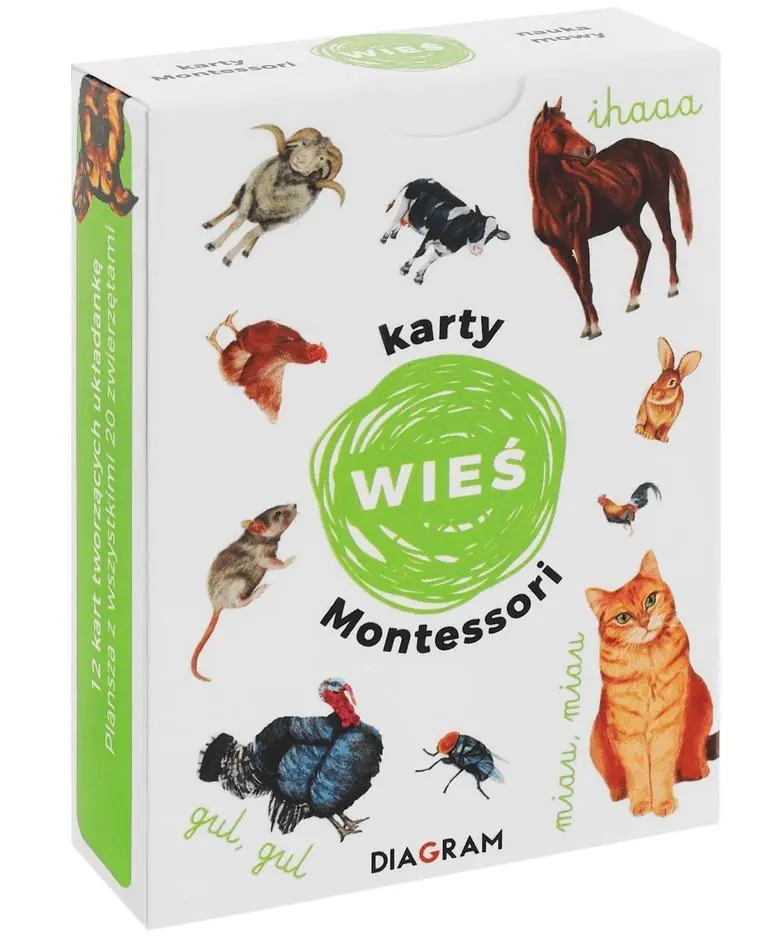 Książka - Karty Montessori. Wieś