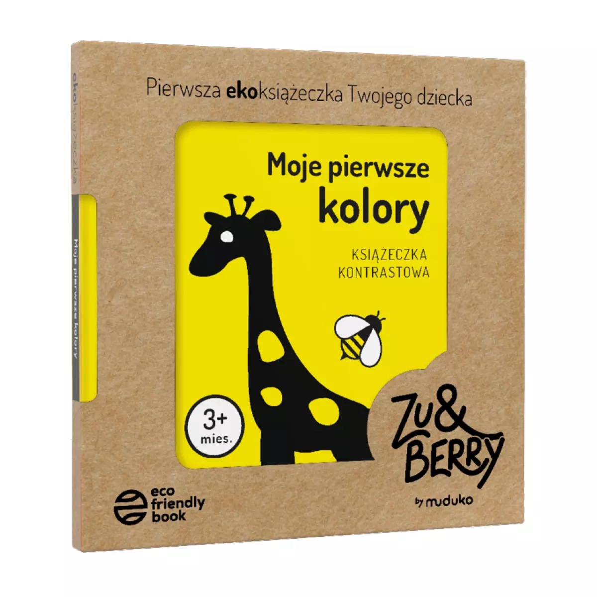 Książka - Moje pierwsze kolory. Książeczka kontrastowa