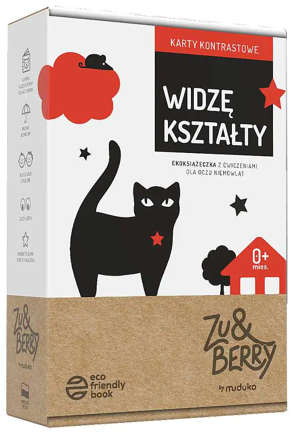 Książka - Widzę kształty. Karty kontrastowe