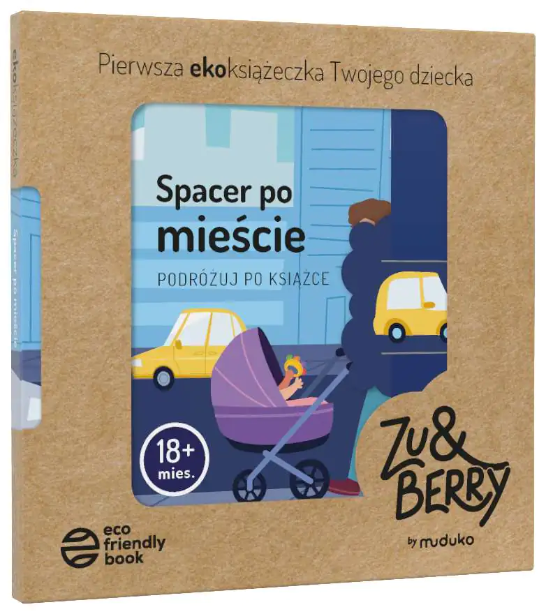 Książka - Spacer po mieście. Podróżuj po książce 18 mies.+