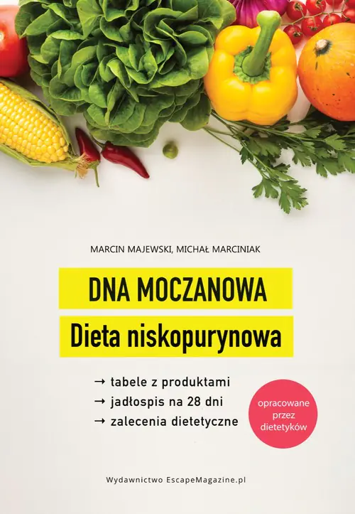Książka - Dna moczanowa. Dieta niskopurynowa