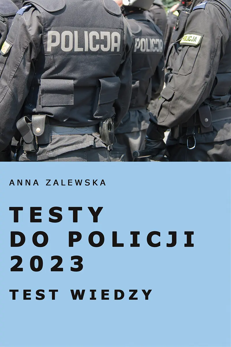 Książka - Testy do Policji 2023. Test wiedzy