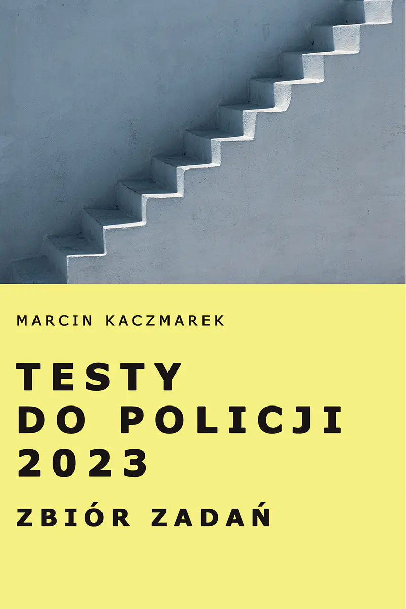 Książka - Testy do Policji 2023. Zbiór zadań
