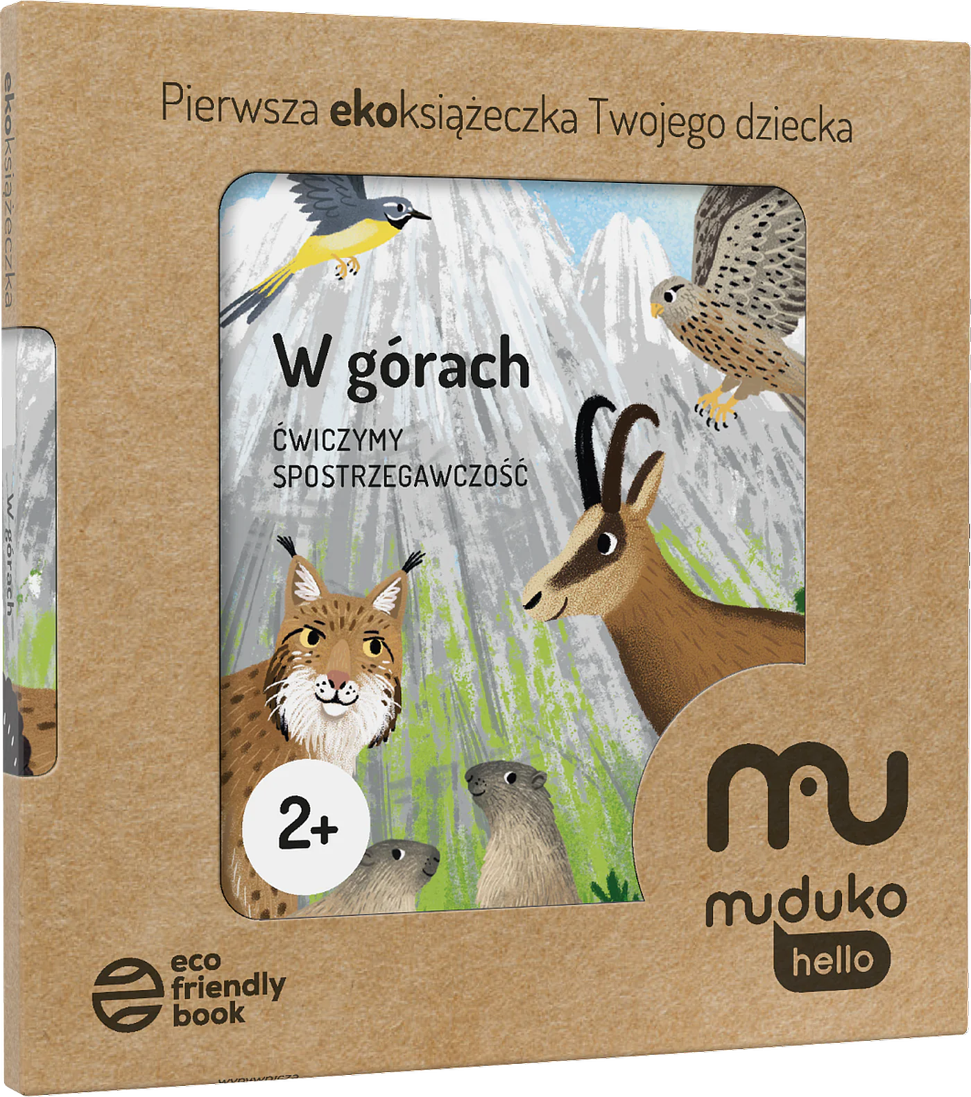 Książka - W górach. Ćwiczymy spostrzegawczość 2+
