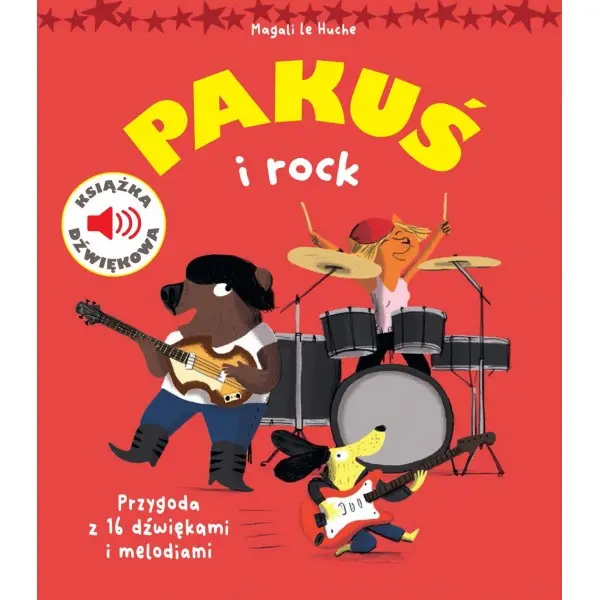 Książka - Pakuś i rock. Książka dźwiękowa