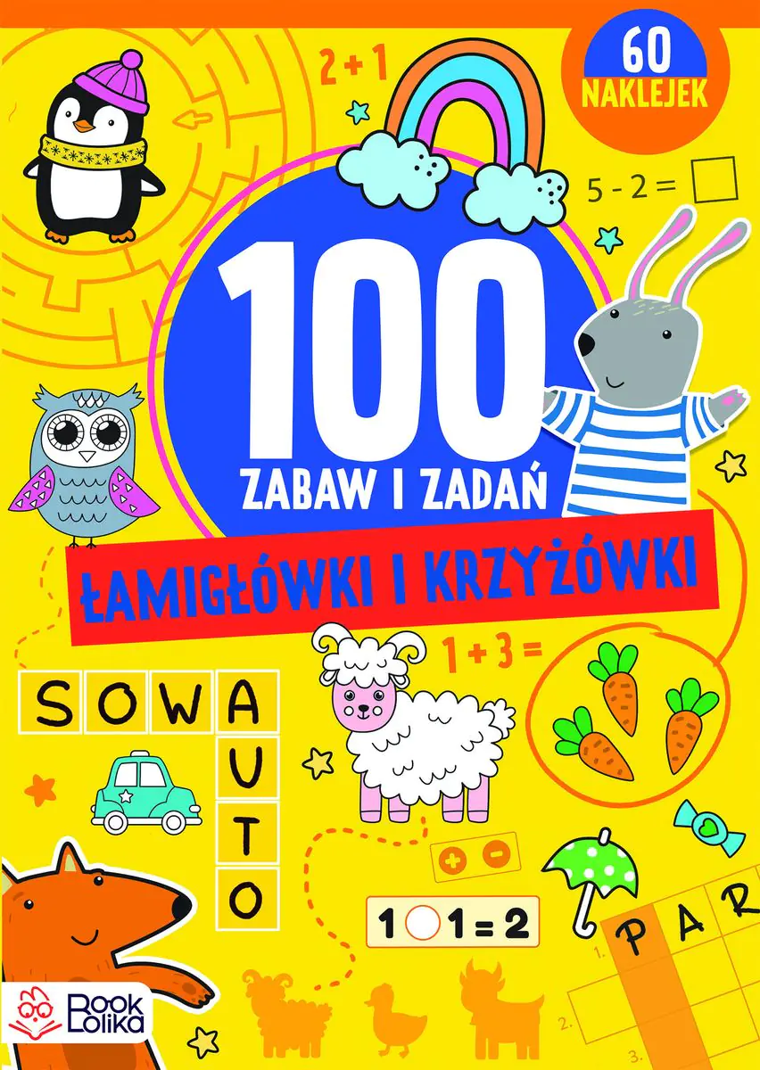 Książka - Ponad 100 zabaw i zadań. Labirynty i krzyżówki