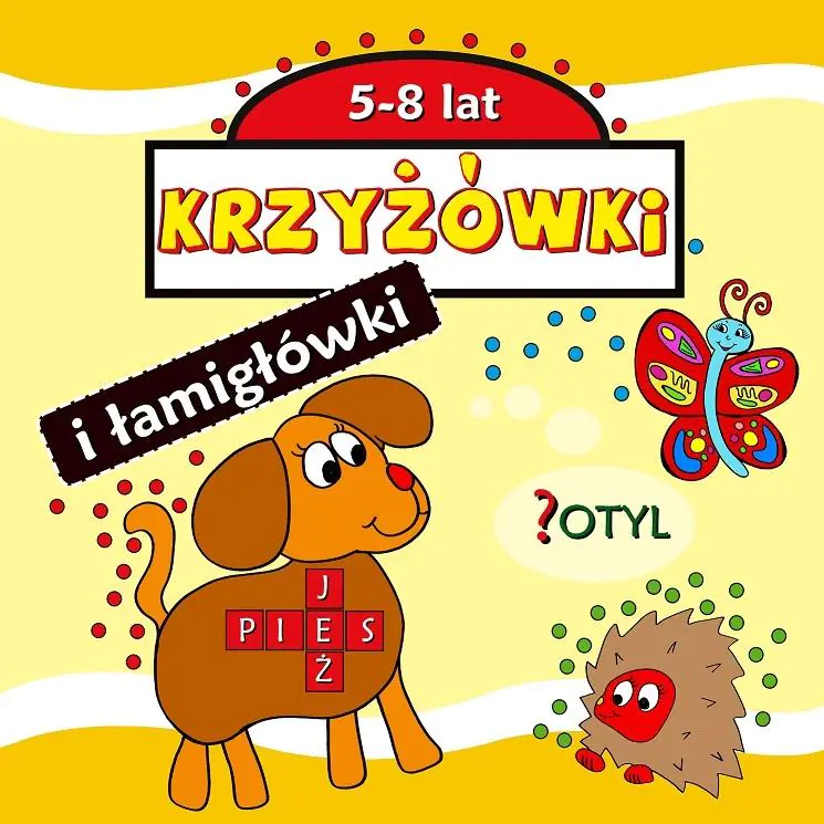 Książka - Krzyżówki i łamigłówki 5-8 lat