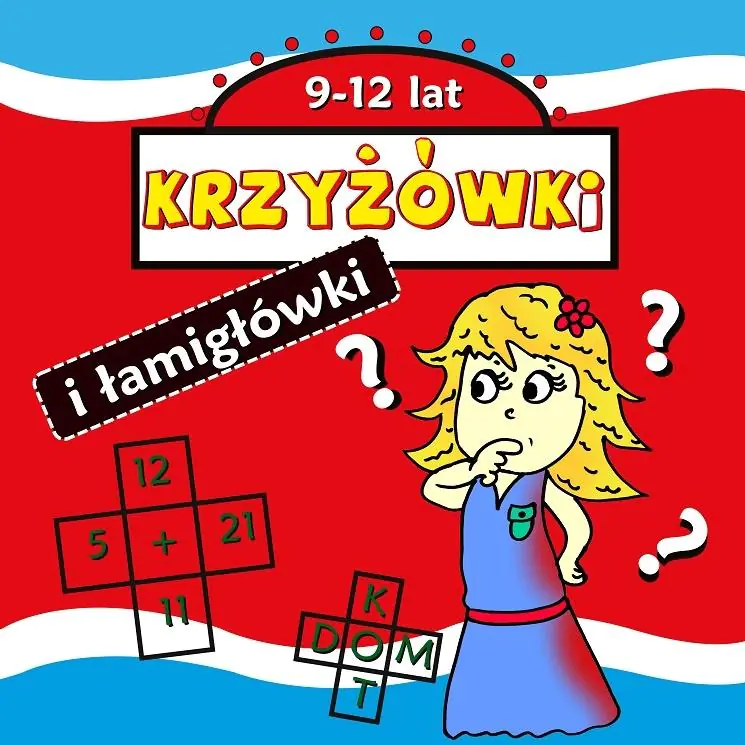 Książka - Krzyżówki i łamigłówki 9-12 lat