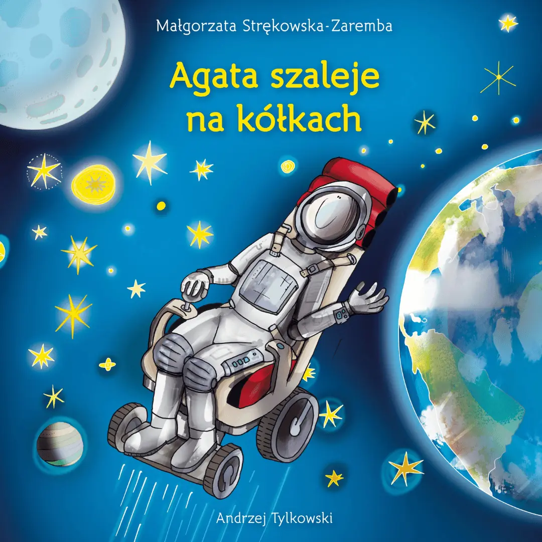 Książka - Agata szaleje na kółkach; Przemek zawsze wstaje lewą nogą