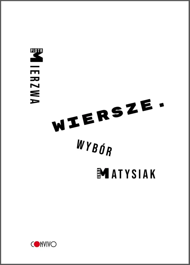 Książka - Wiersze Wybór