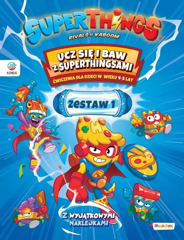 Książka - SuperThings. Ucz się i baw z SuperThingsami. Zestaw 1