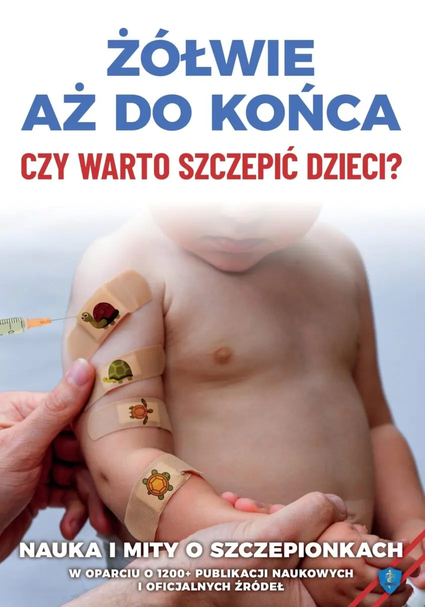 Książka - Żółwie aż do końca. Czy warto szczepić dzieci? 1200+ publikacji naukowych
