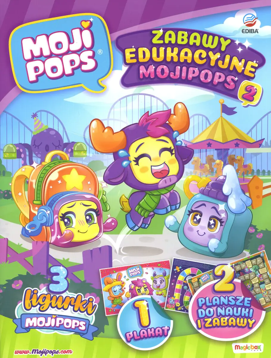 Książka - MojiPops. Zabawy edukacyjne 2