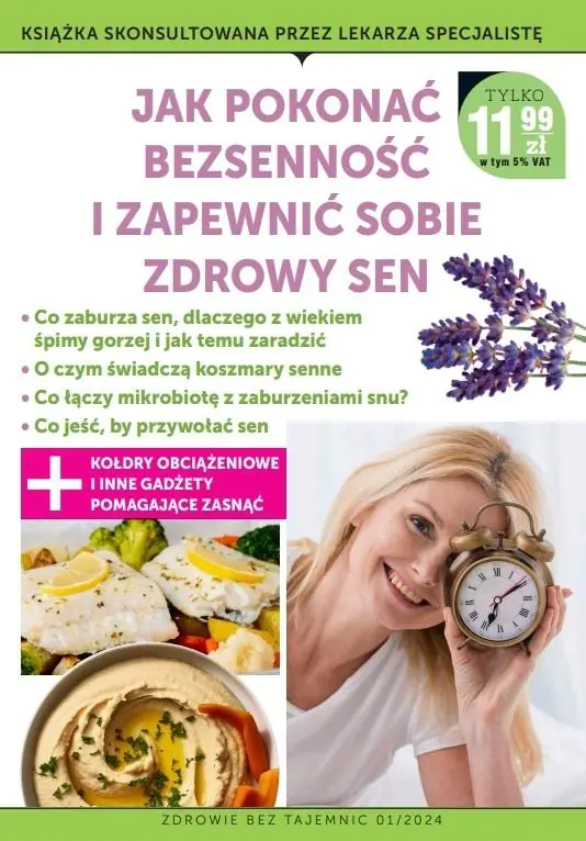 Książka - Jak pokonać bezsenność i zapewnić sobie zdrowy sen