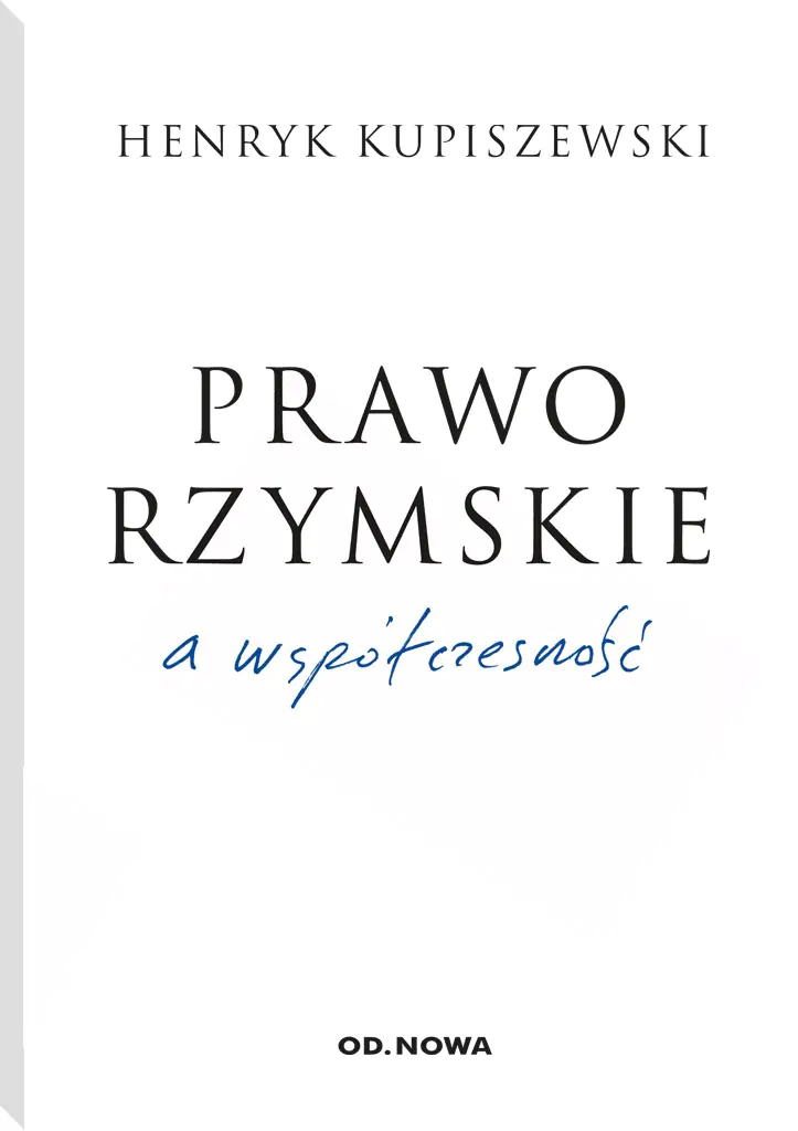 Książka - Prawo rzymskie a współczesność