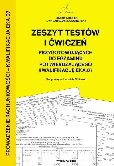 Zeszyt testów i ćw do egzaminu kwalifikacja EKA07