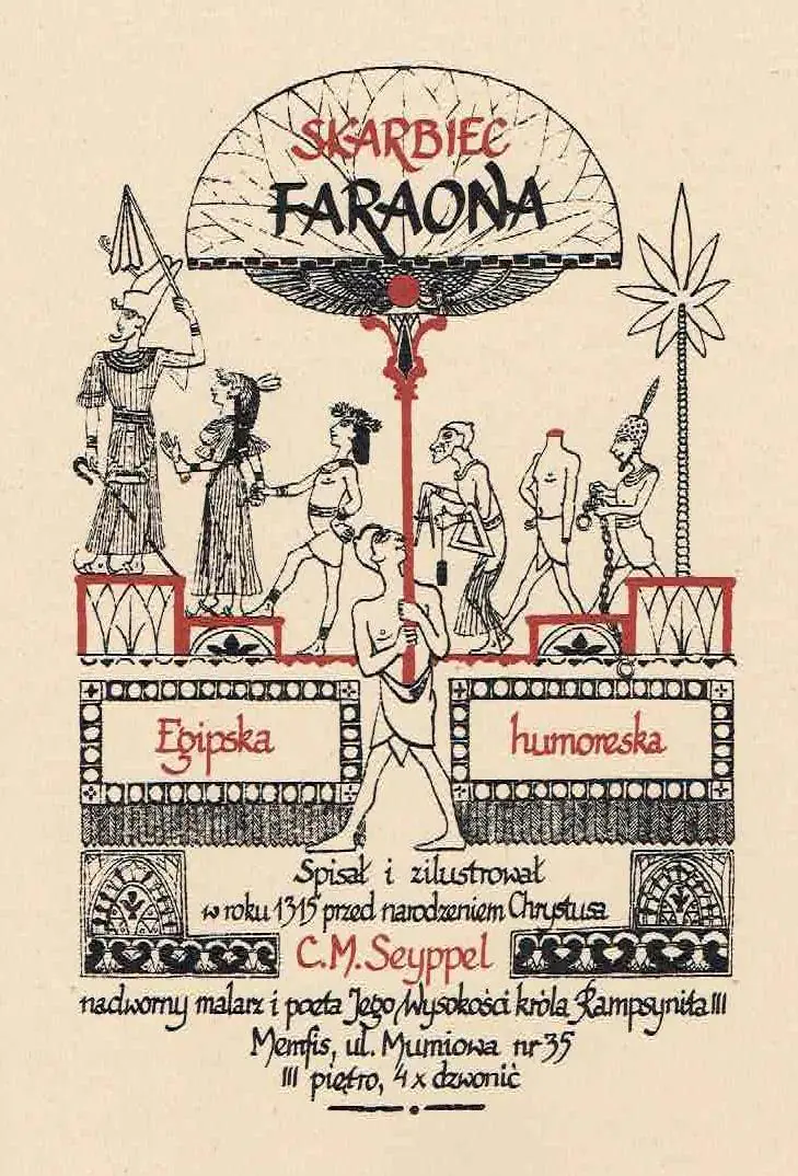 Książka - Skarbiec faraona. Egipska humoreska
