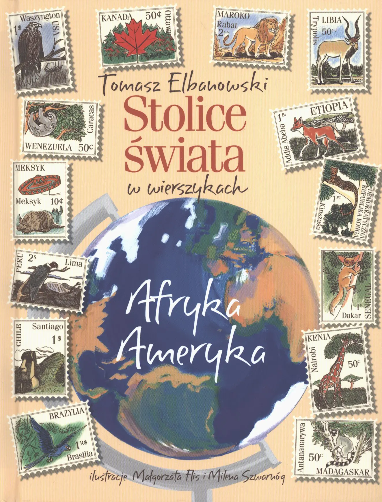 Książka - Stolice świata w wierszykach Afryka Ameryka