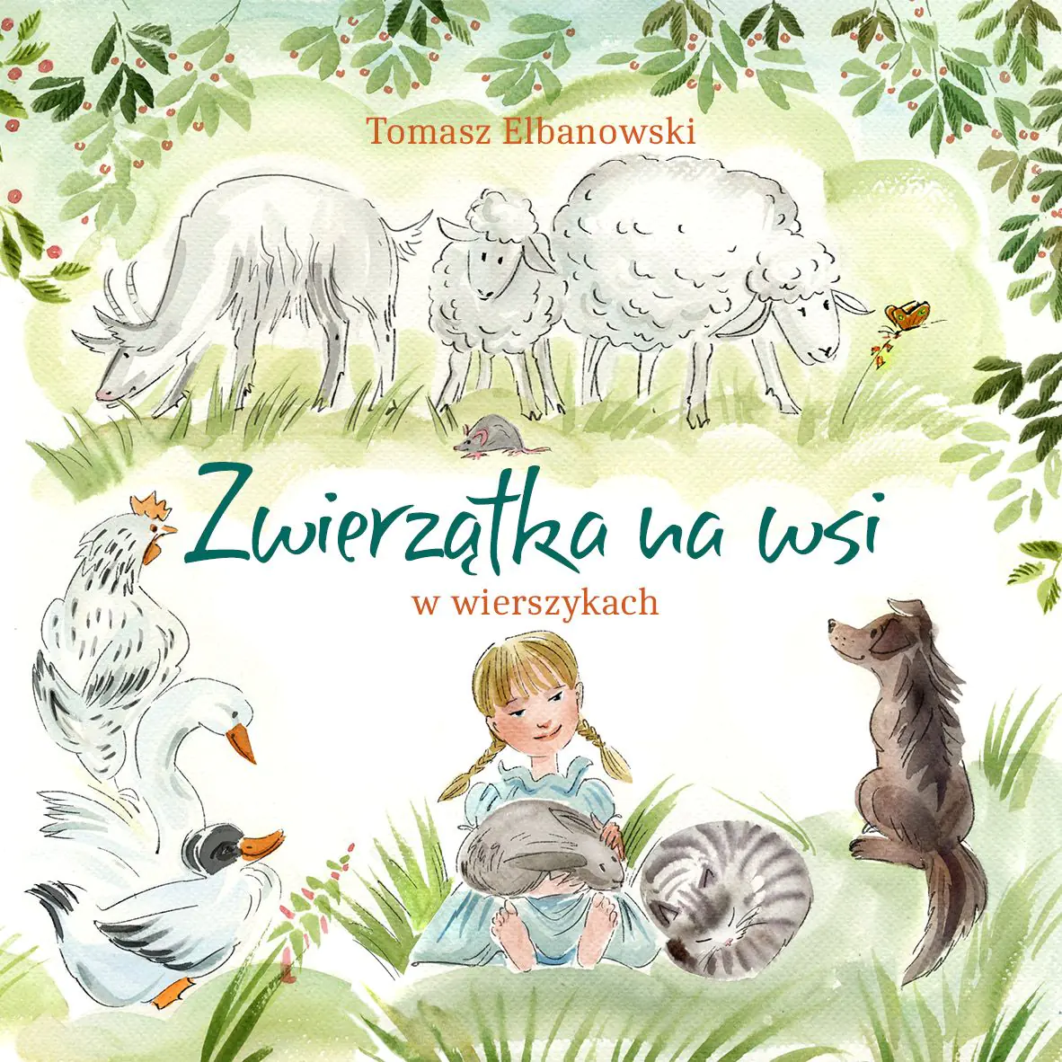 Książka - Zwierzątka na wsi w wierszykach