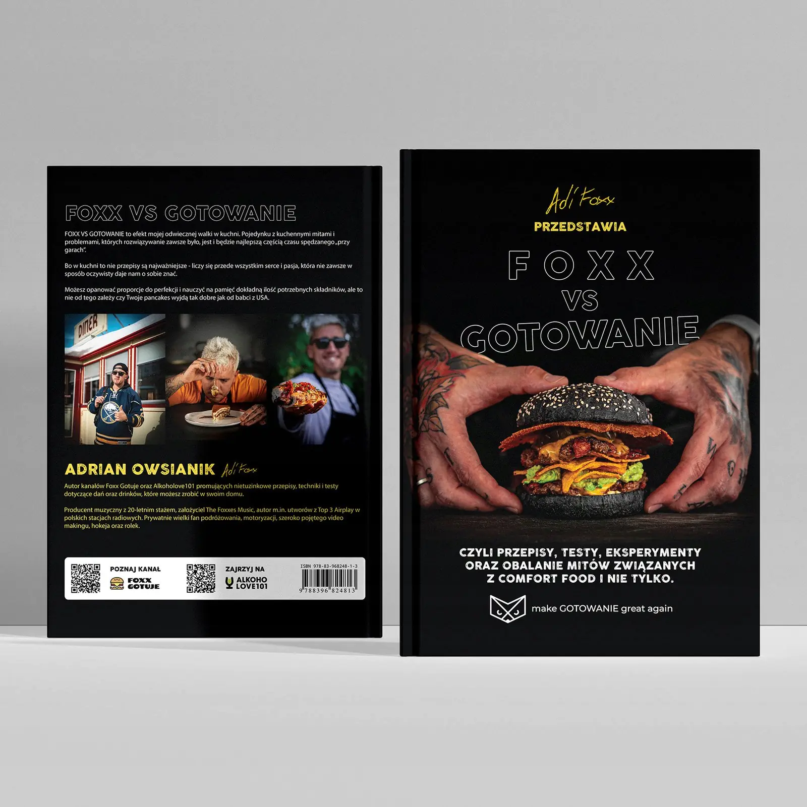 Książka - Foxx vs Gotowanie - czyli przepisy, testy, eksperymenty oraz obalanie mitów związanych z comfort food i nie tylko