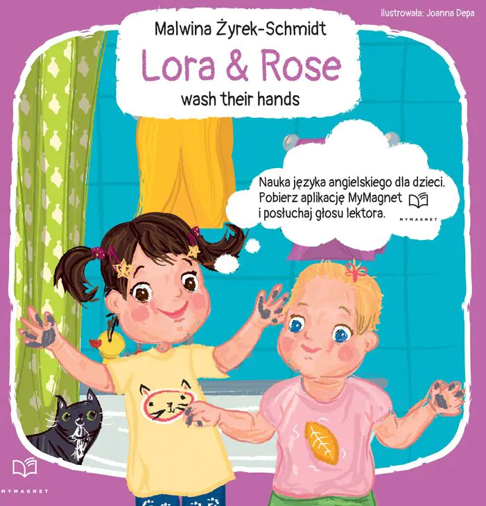Książka - Lora&Rose wash their hands