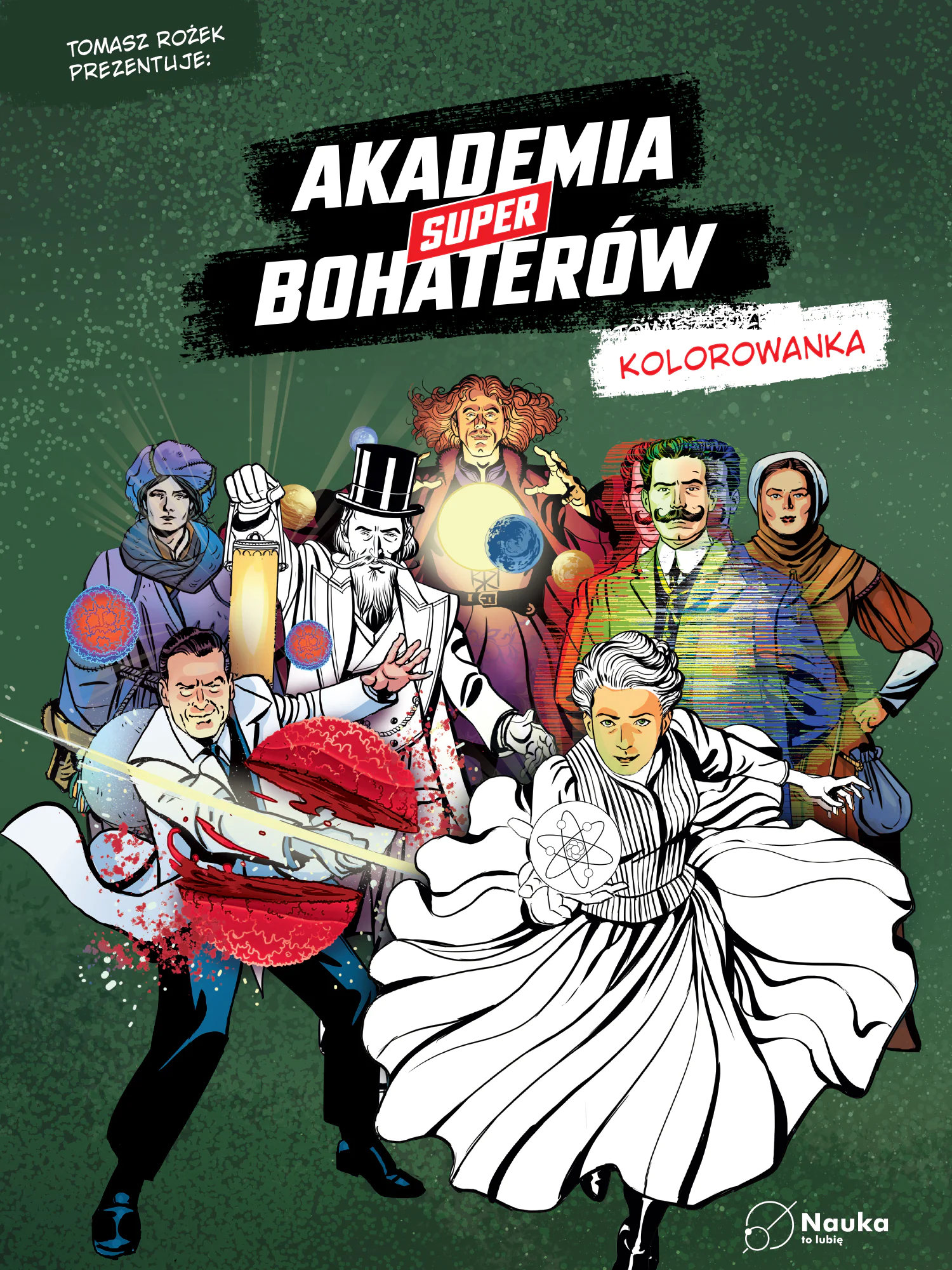 Książka - Akademia Superbohaterów. Kolorowanka