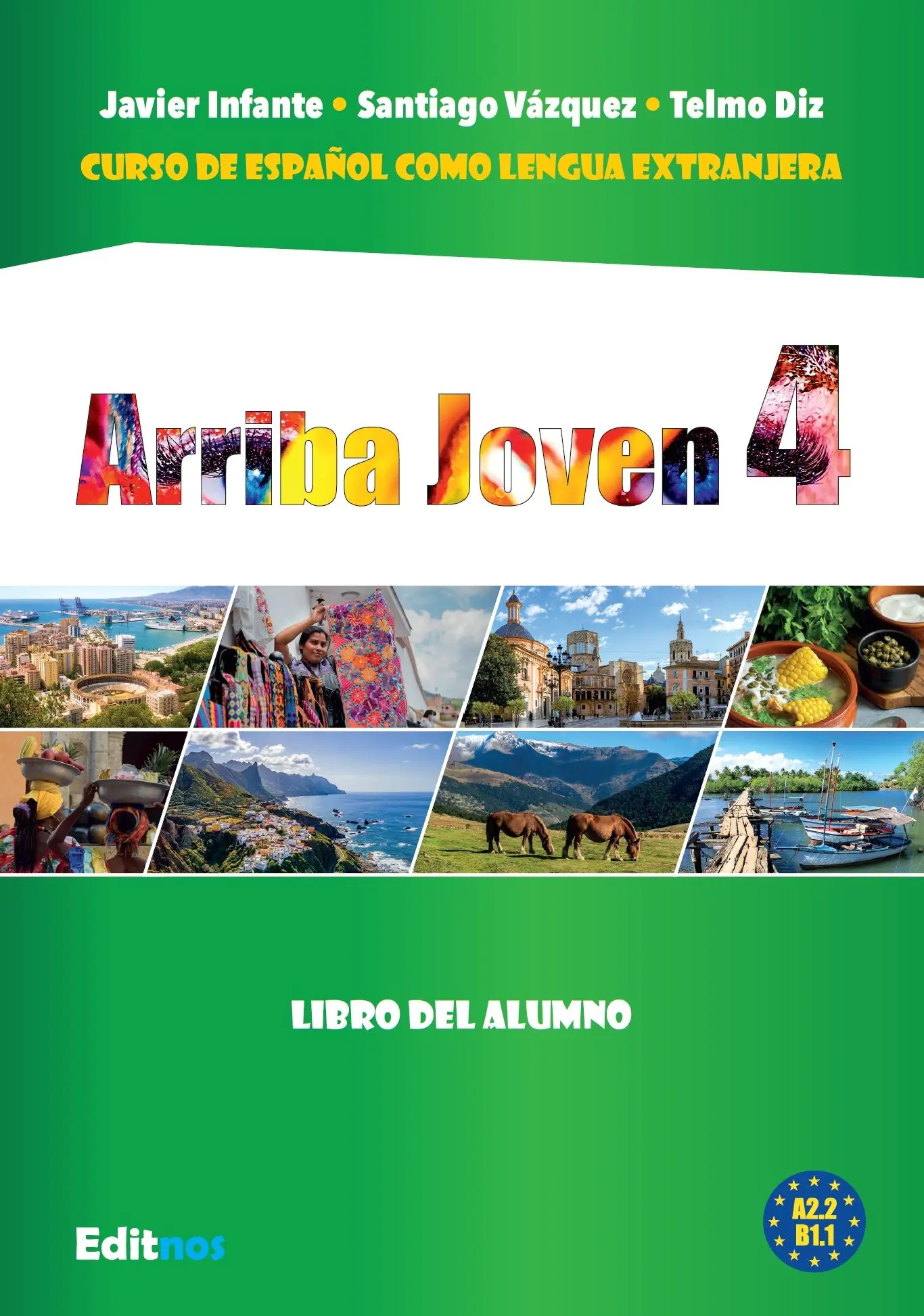 Książka - Arriba Joven 4. Podręcznik A2.2-B1.1