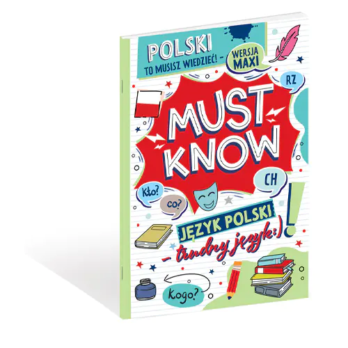 Książka - Książeczka A4 Must Know Język Polski