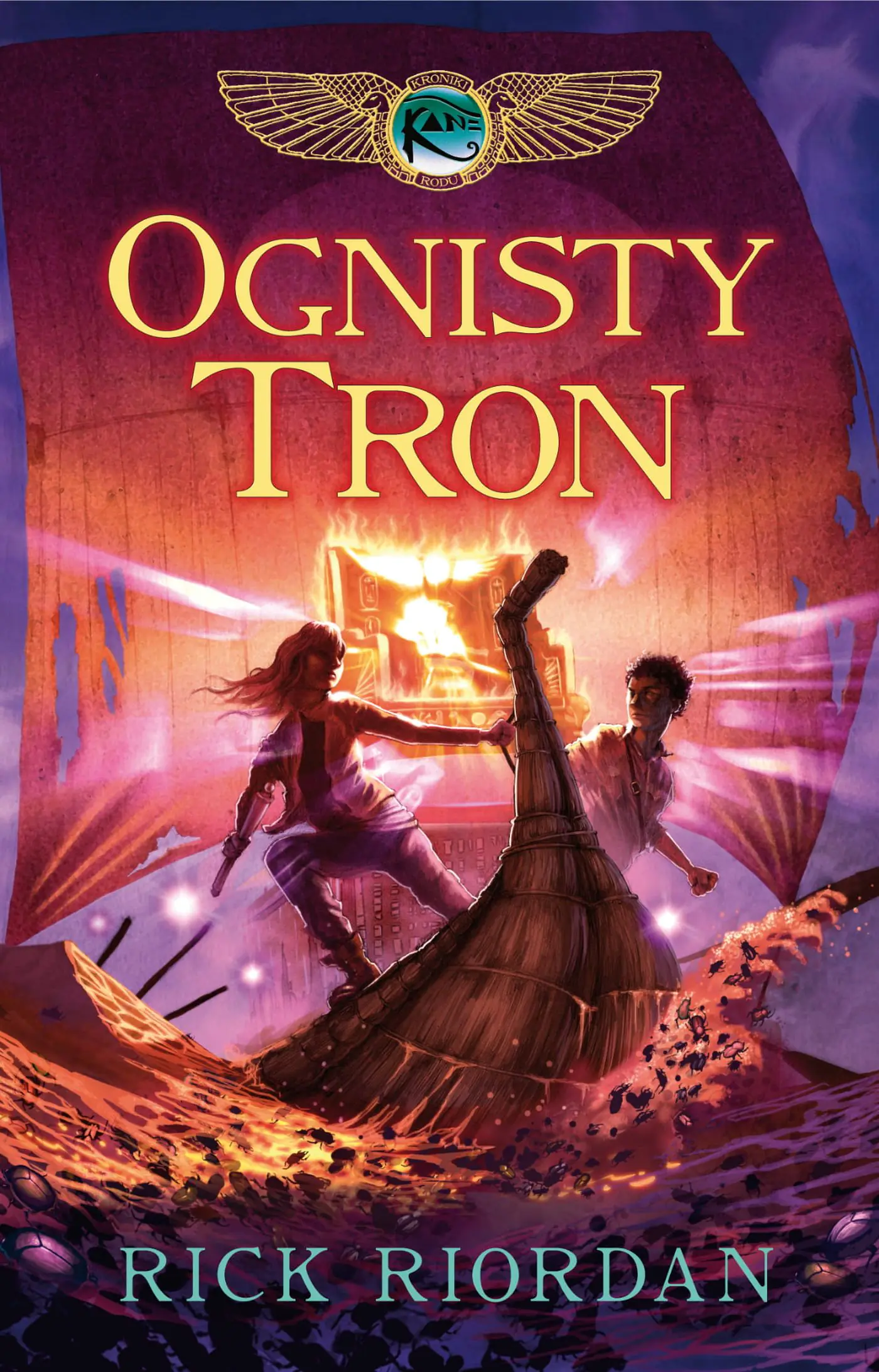 Książka - Ognisty tron. Kroniki rodu Kane. Tom 2