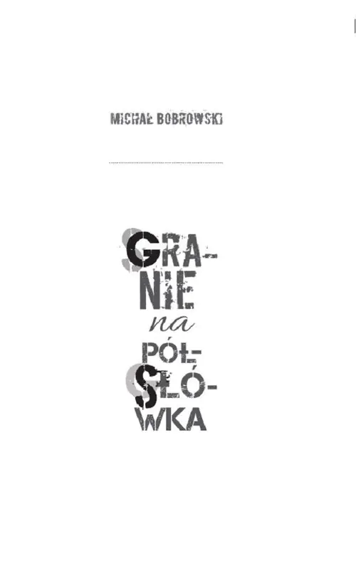 Książka - Granie na półsłówka