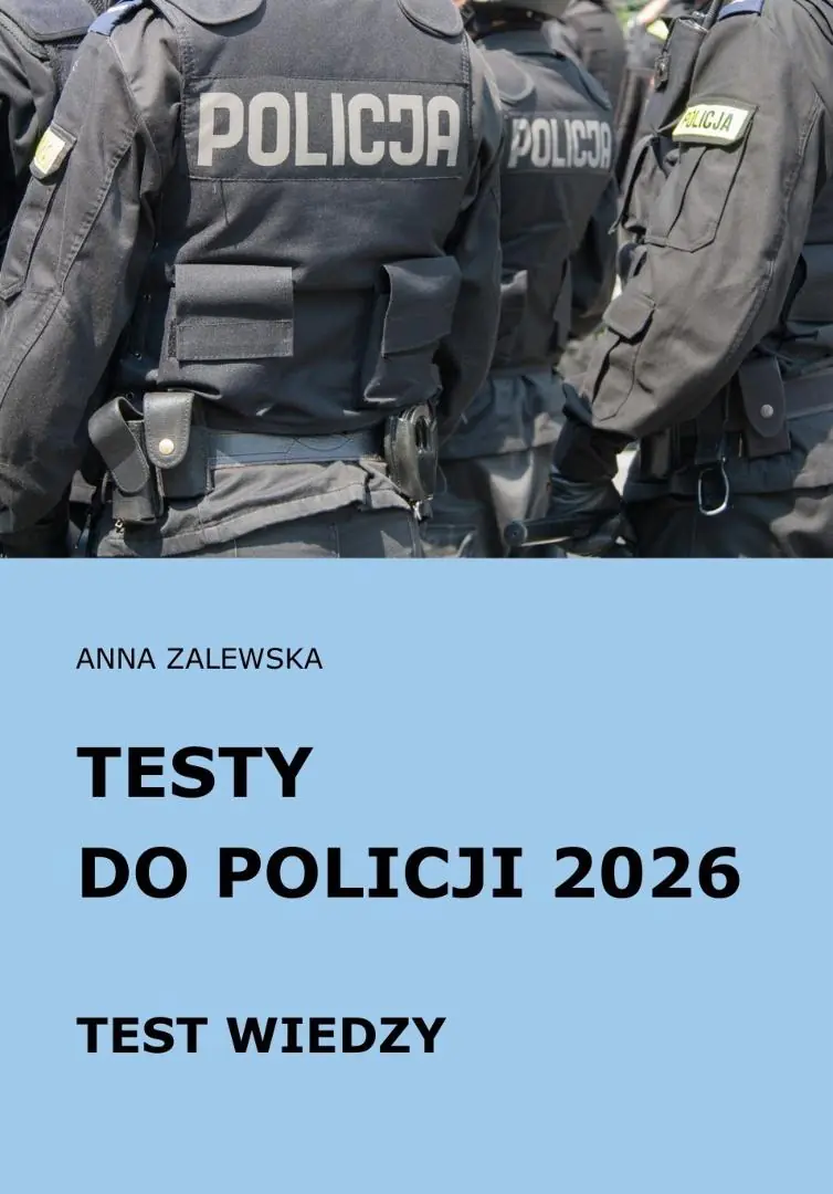 Książka - Testy do Policji 2026 Test wiedzy