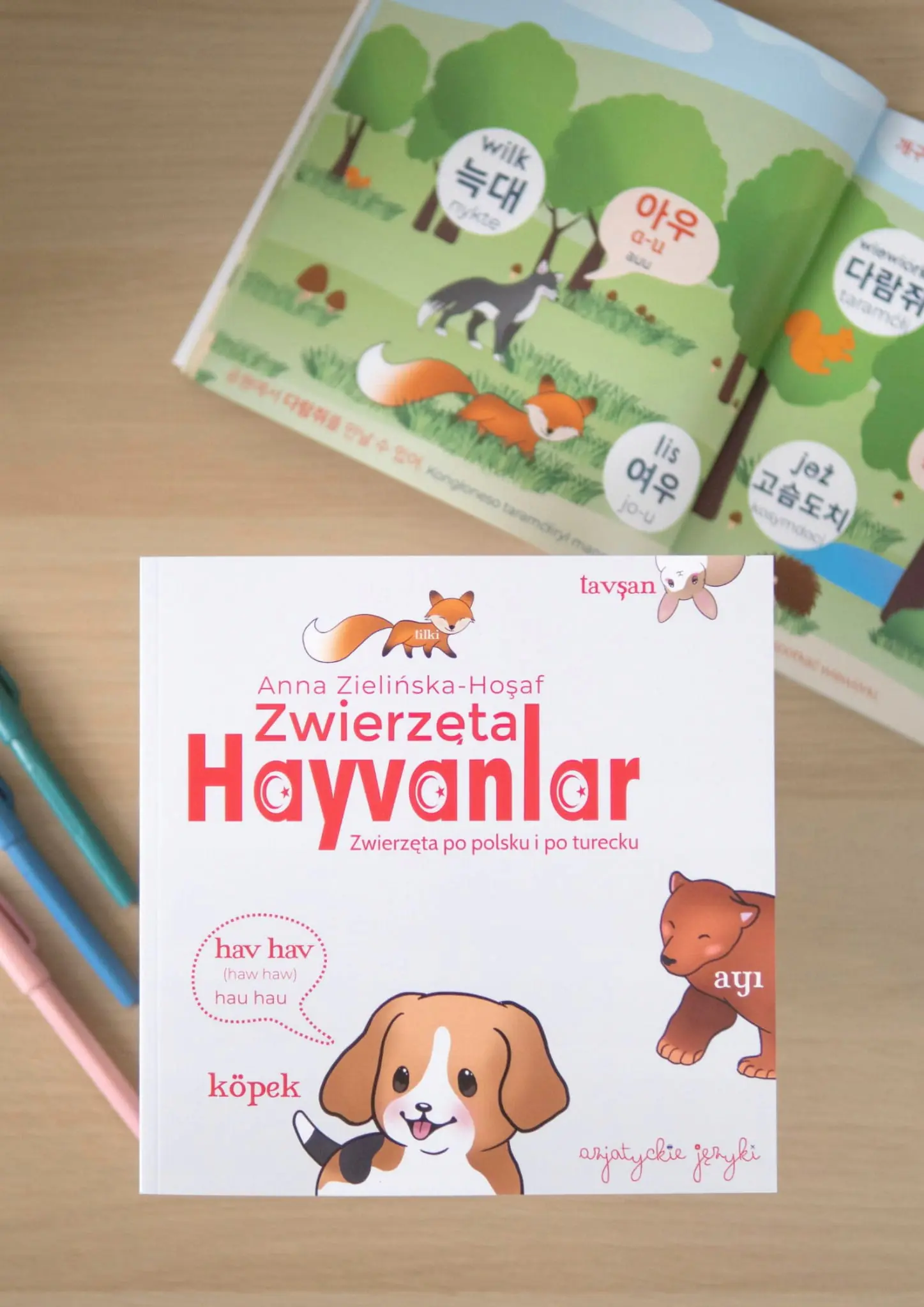 Książka - Zwierzęta po polsku i turecku