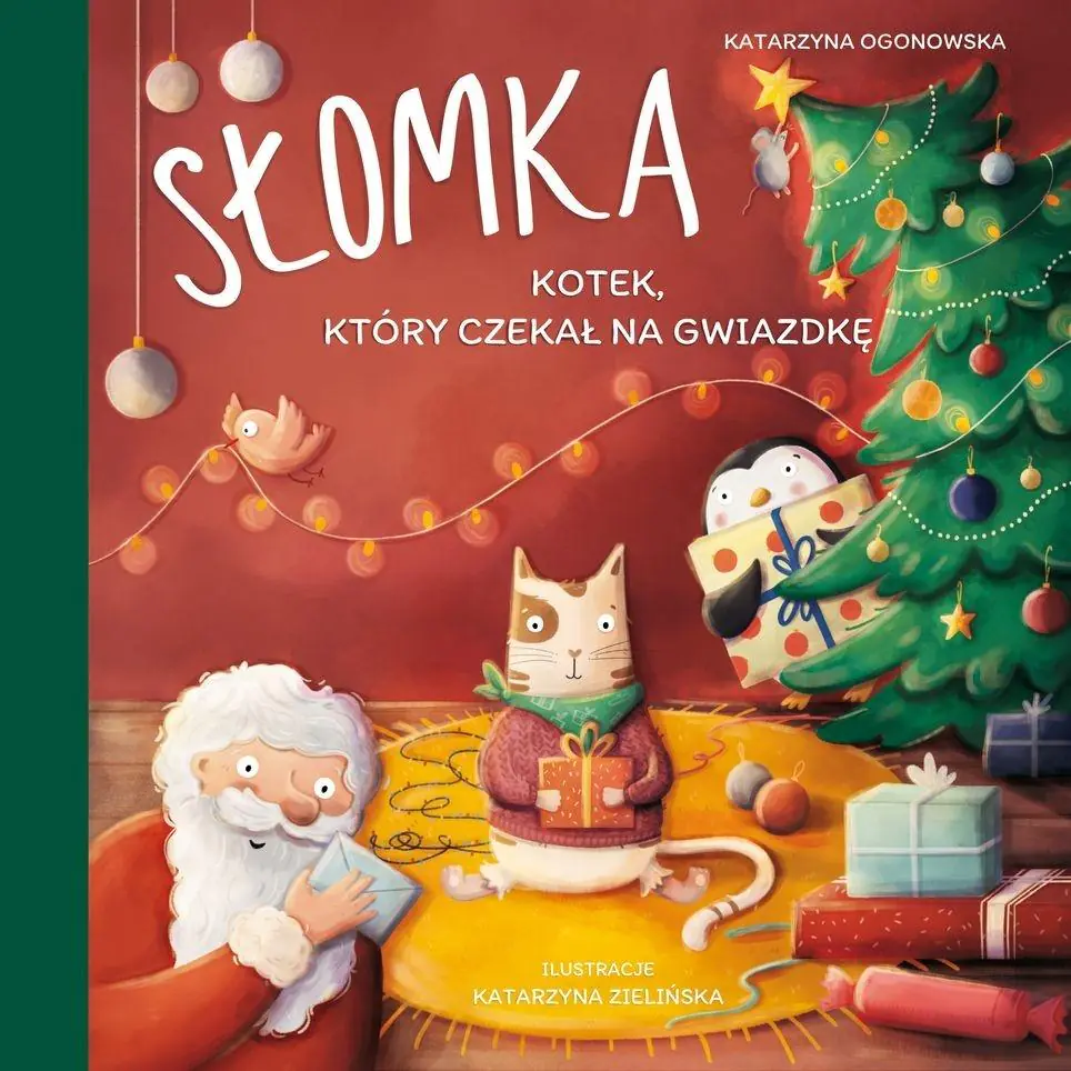 Książka - Słomka - kotek, który czekał na gwiazdkę