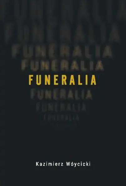 Książka - Funeralia i wiersze o zabijaniu