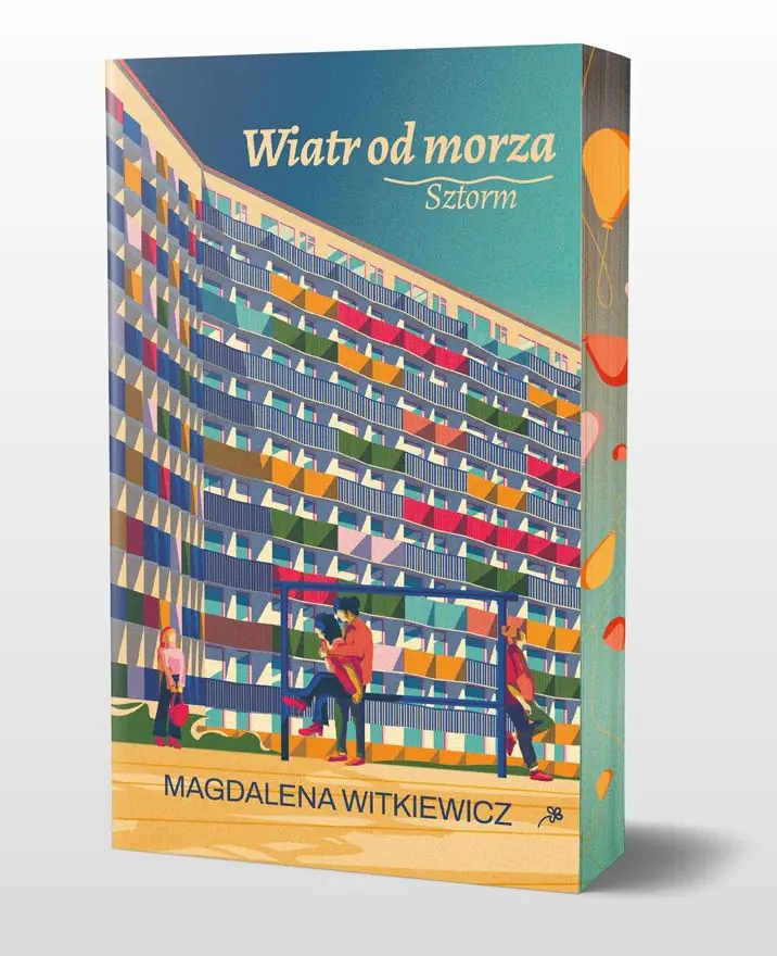 Książka - Sztorm. Wiatr od morza (barwione brzegi)
