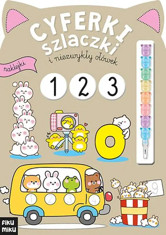 Książka - Cyferki, szlaczki i niezwykły ołówek
