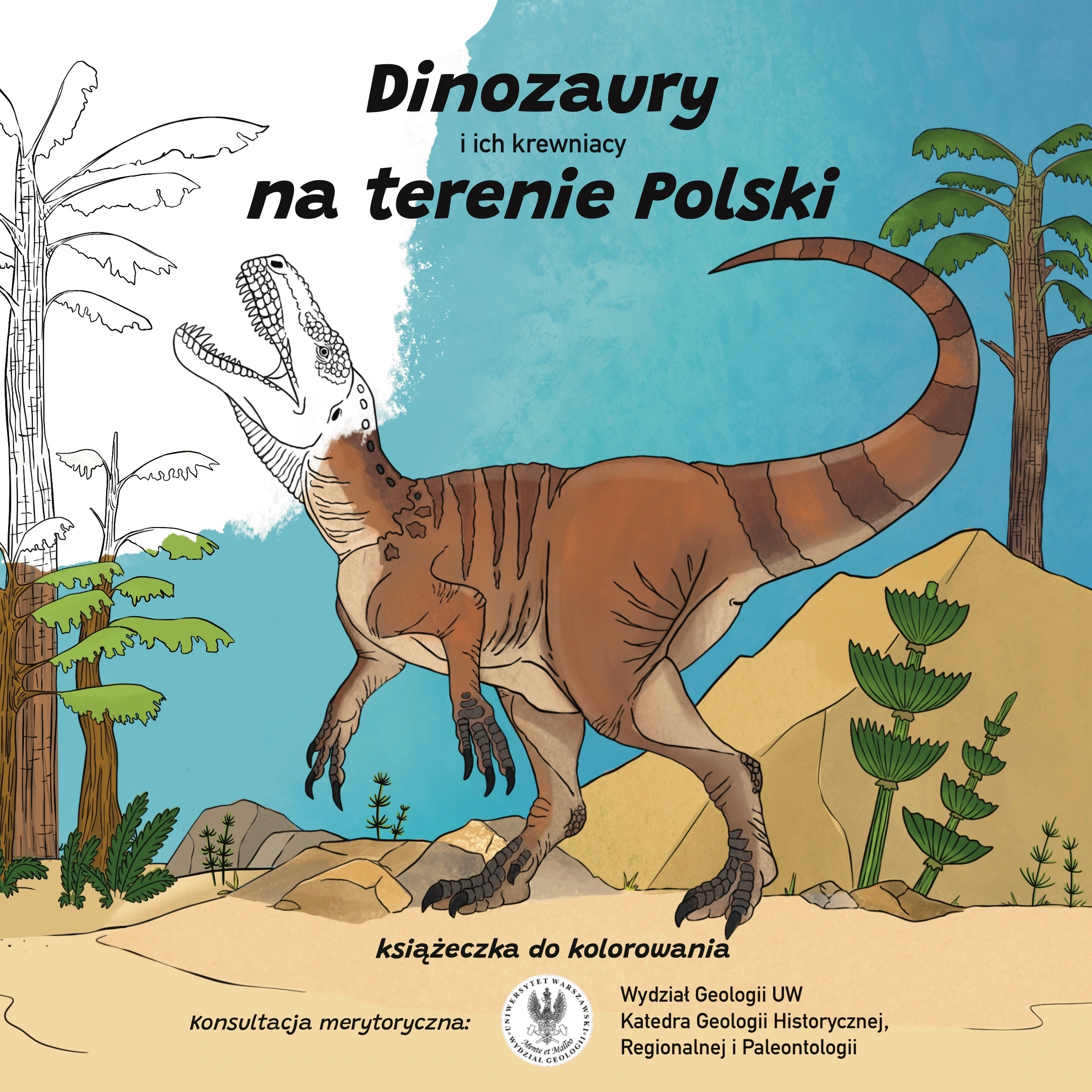 Książka - Dinozaury i ich krewniacy na terenie Polski