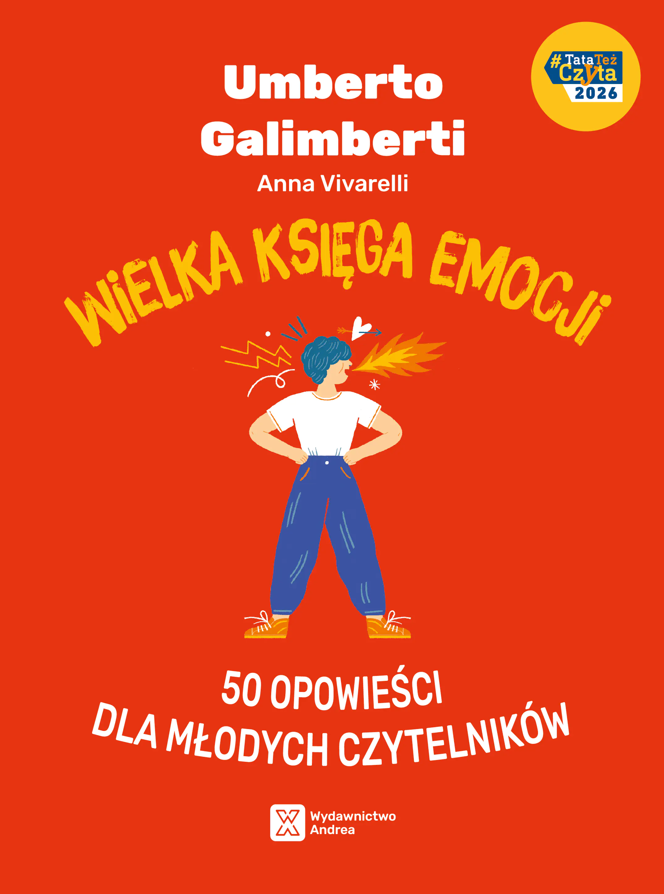 Książka - Wielka księga emocji. 50 opowieści dla młodych czytelników