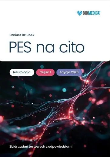 Książka - PES na cito Neurologia cz. 1 zbiór zadań testowych z odpowiedziami