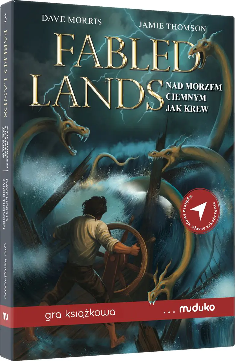 Książka - Fabled Lands. Nad morzem ciemnym jak krew. Gra książkowa