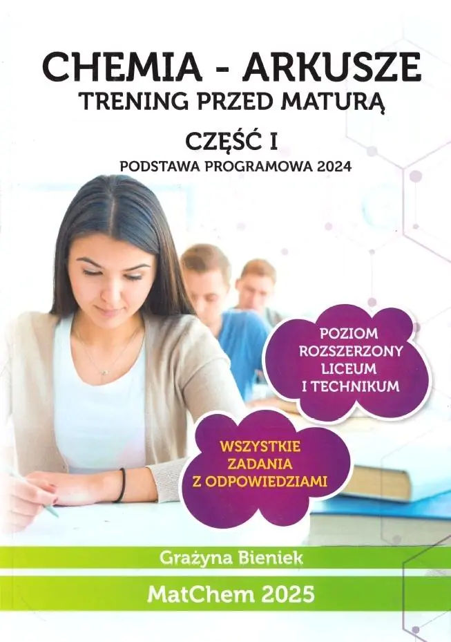 Książka - Chemia - arkusze. Trening przed maturą cz.1 ZR