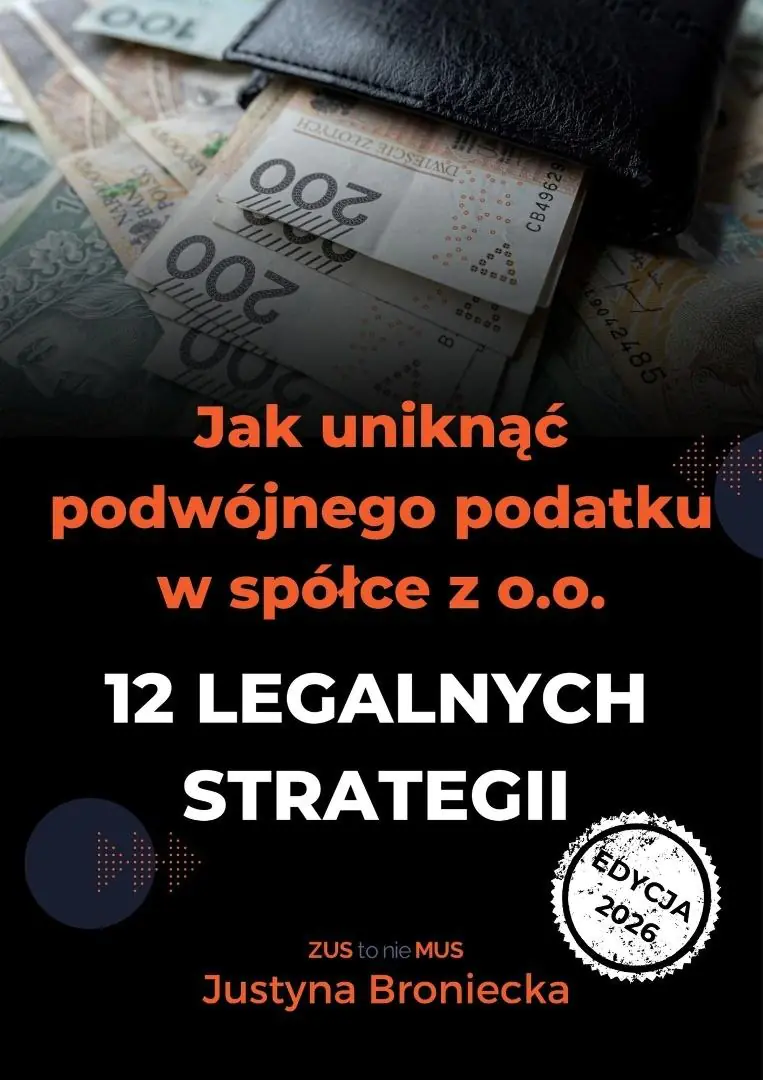 Książka - Jak uniknąć podwójnego podatku w spółce z o.o.