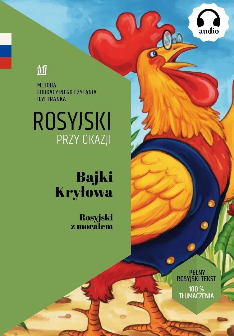 Książka - Bajki Kryłowa. Rosyjski z morałem